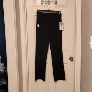 Black Leggings NWT Marika 32" Tummy Control Size L Never Worn